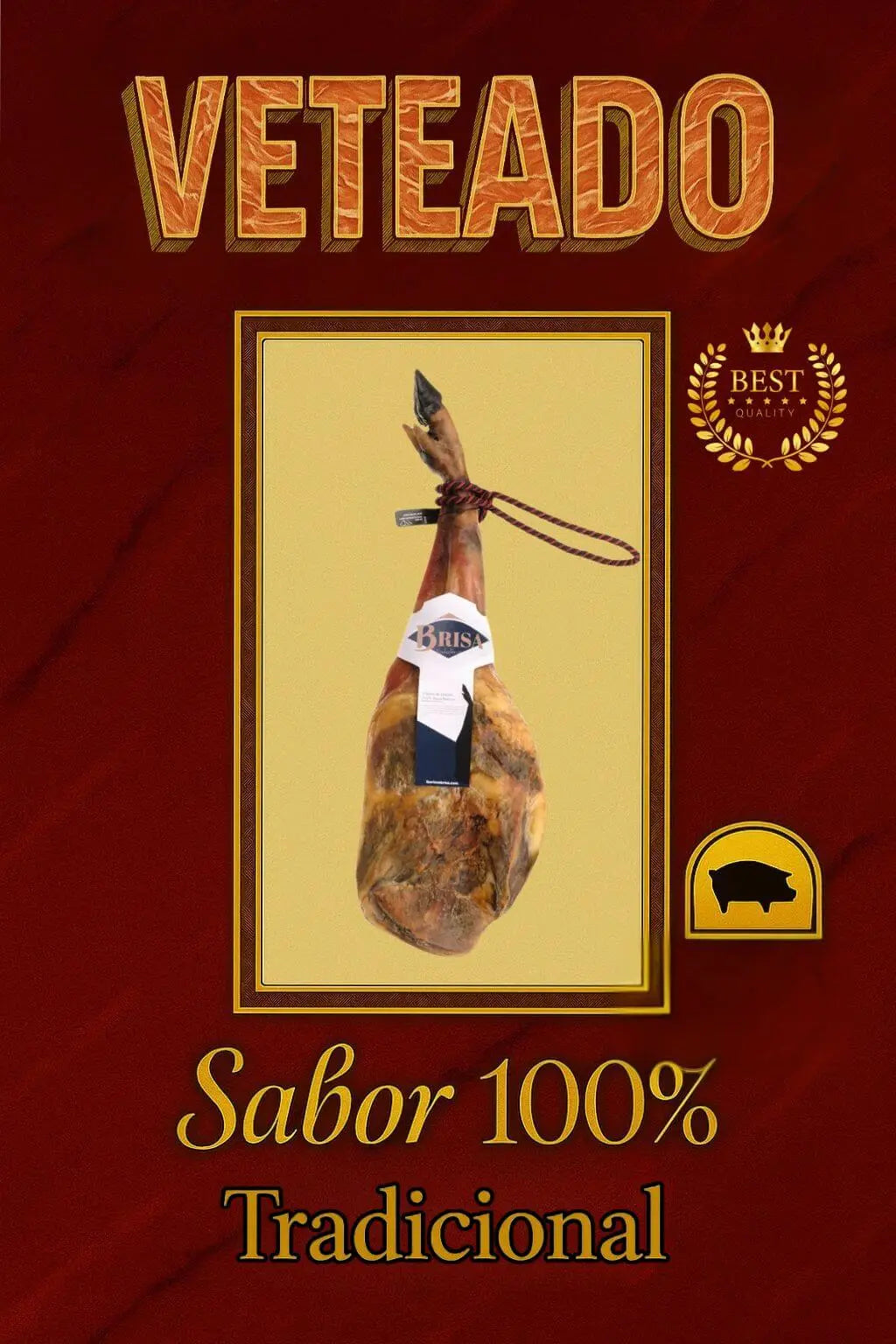 Paleta de Bellota 100% Ibérica Ibéricos Brisa