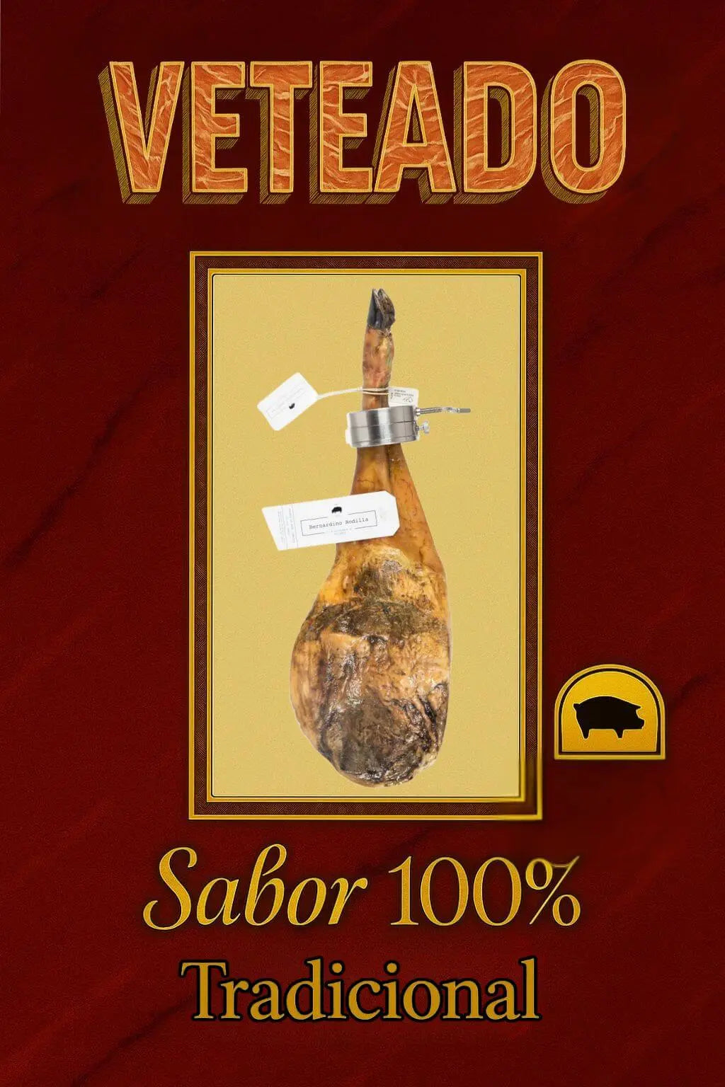 Paleta de Cebo Ibérica 50 % Raza Ibérica Bernadino Rodilla S.L.U