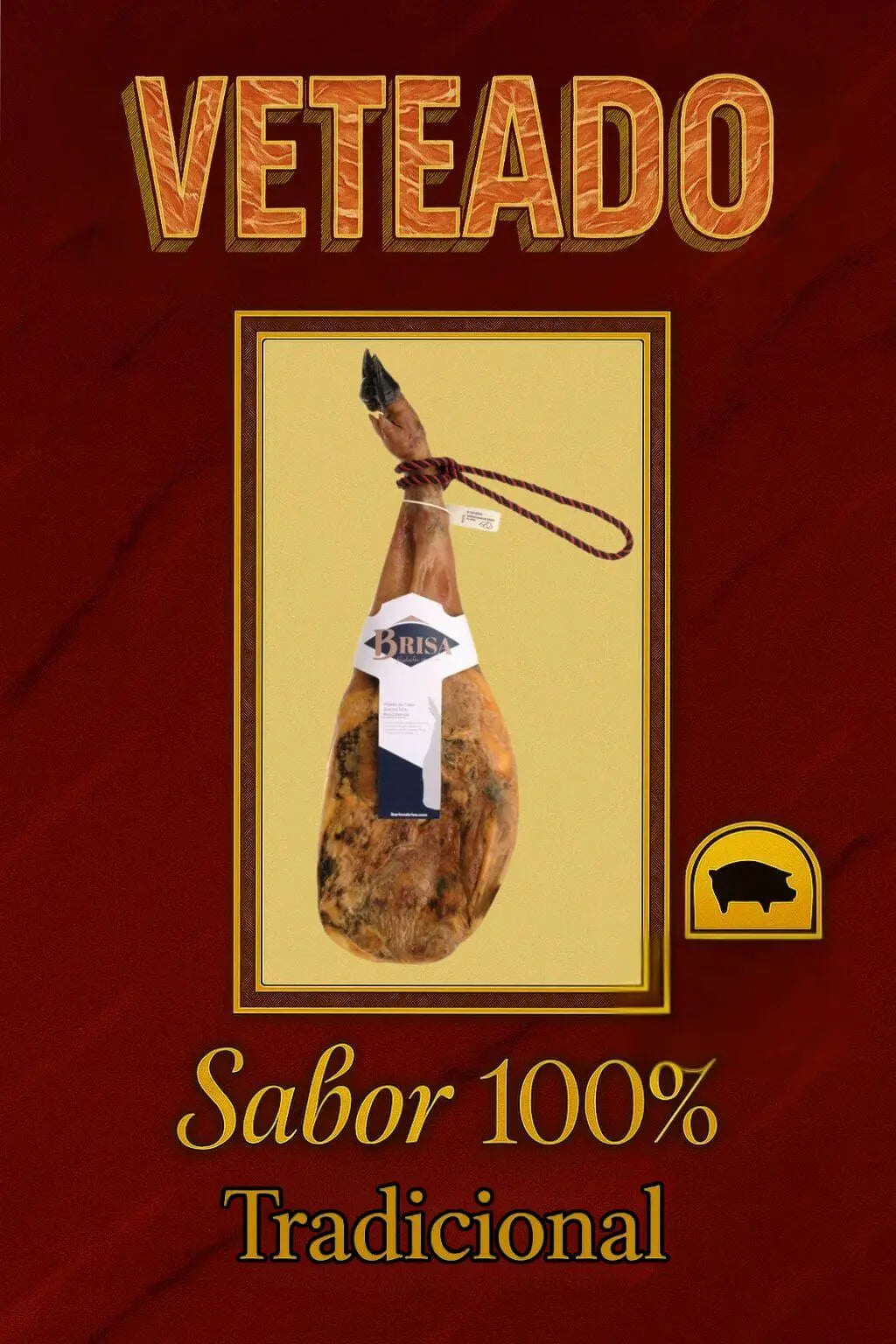 Paleta de Cebo Ibérico 50 % Raza Ibérica Ibéricos Brisa