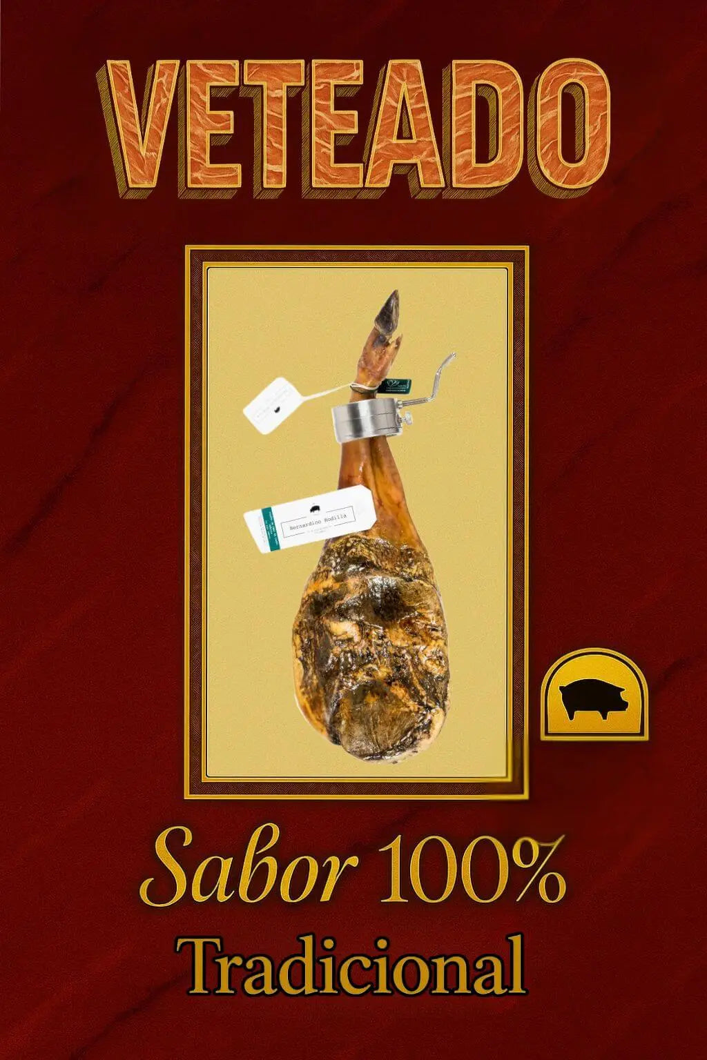 Paleta de Cebo de Campo Ibérica 50 % Raza Ibérica Bernadino Rodilla S.L.U
