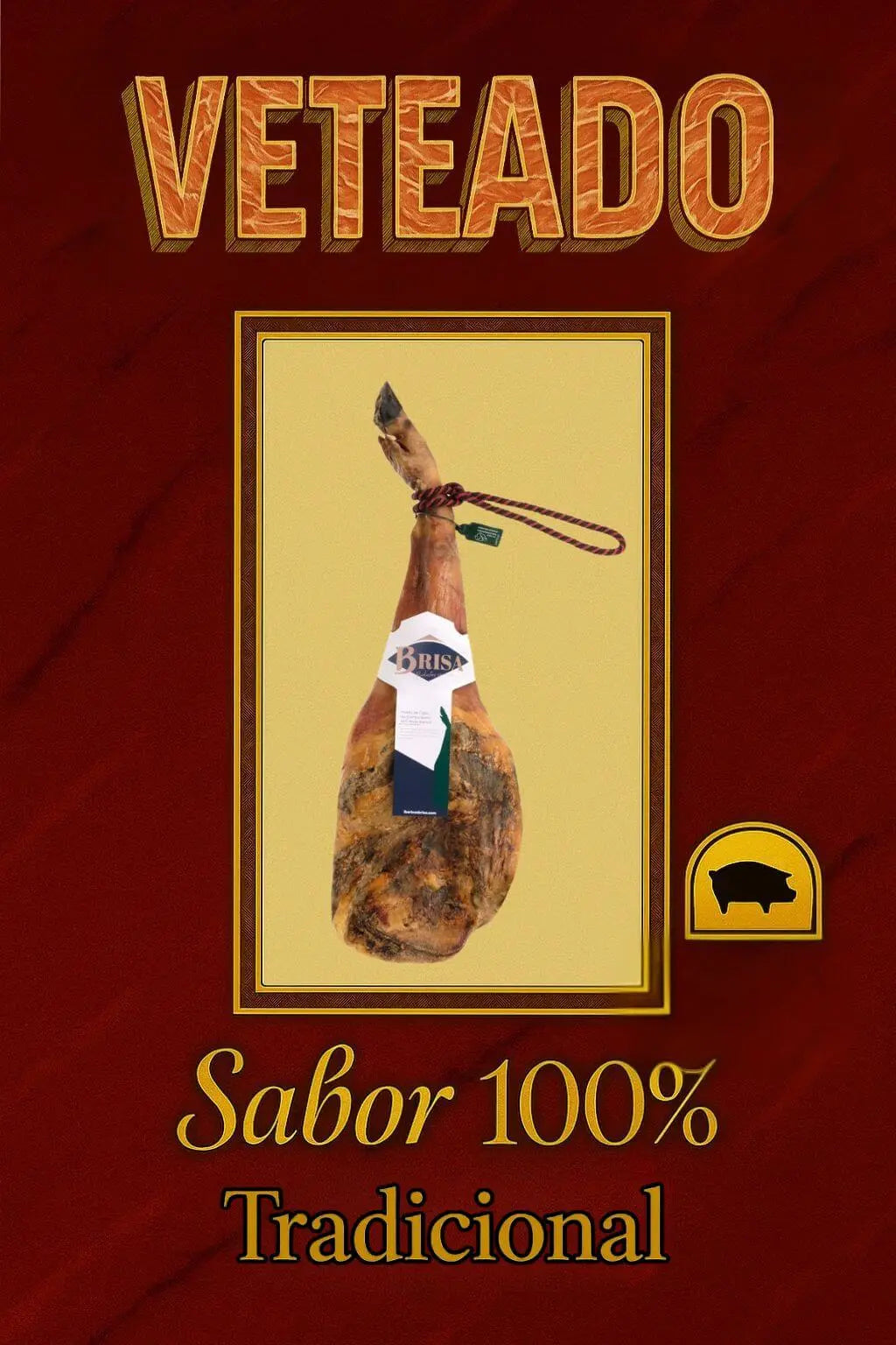 Paleta de Cebo de Campo Ibérica 50 % Raza Ibérica Ibéricos Brisa