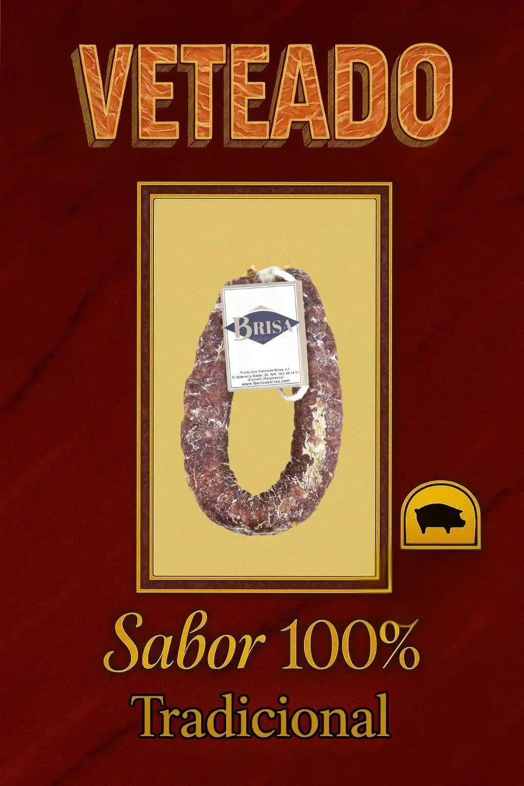 Salchichón Sarta Ibérico Extra Ibéricos Brisa
