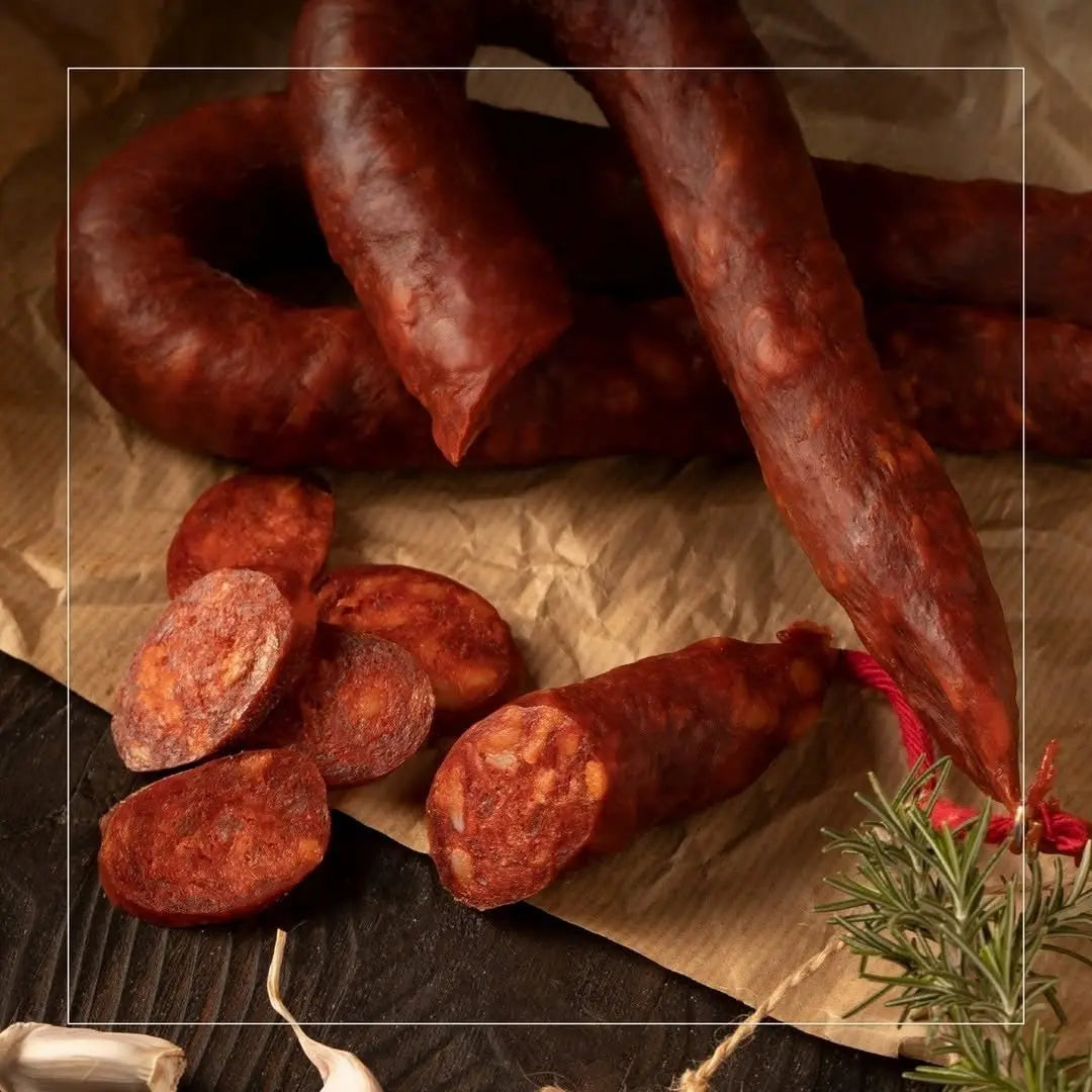 Chorizo en Sarta Roja - Embutidos de Jamones Pinante