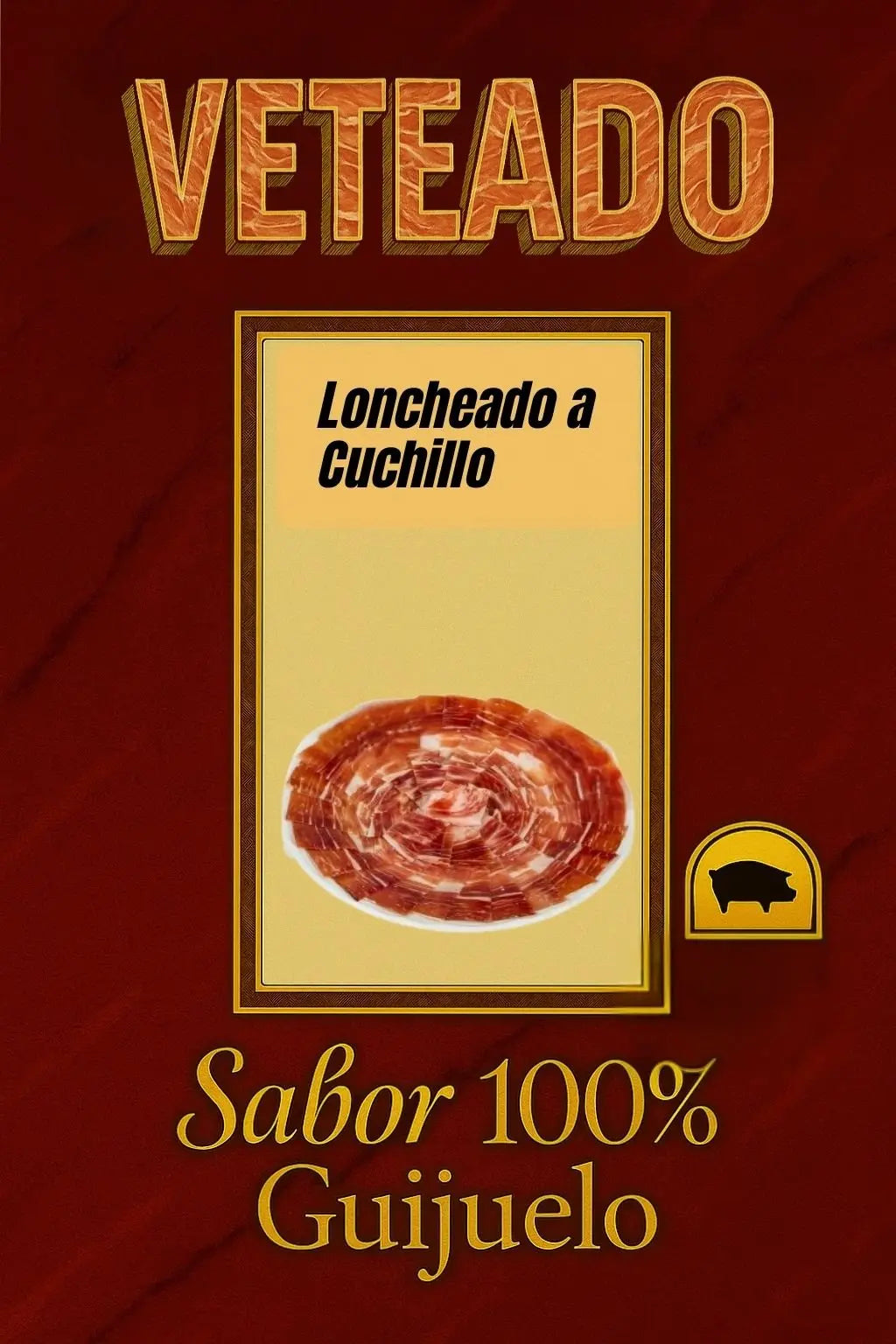 Jamón de Cebo 50% Ibérico Loncheado a Cuchillo – Guijuelo - Loncheados de Bernadino Rodilla S.L.U