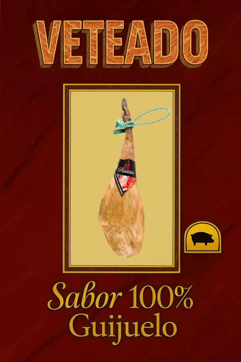 Jamón Ibérico Cebo Campo 50% - Jamones de Jamones Pinante