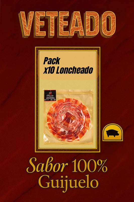 Pack 10 sobres Jamon de Bellota 50% - Packs o lotes de Jamones Pinante