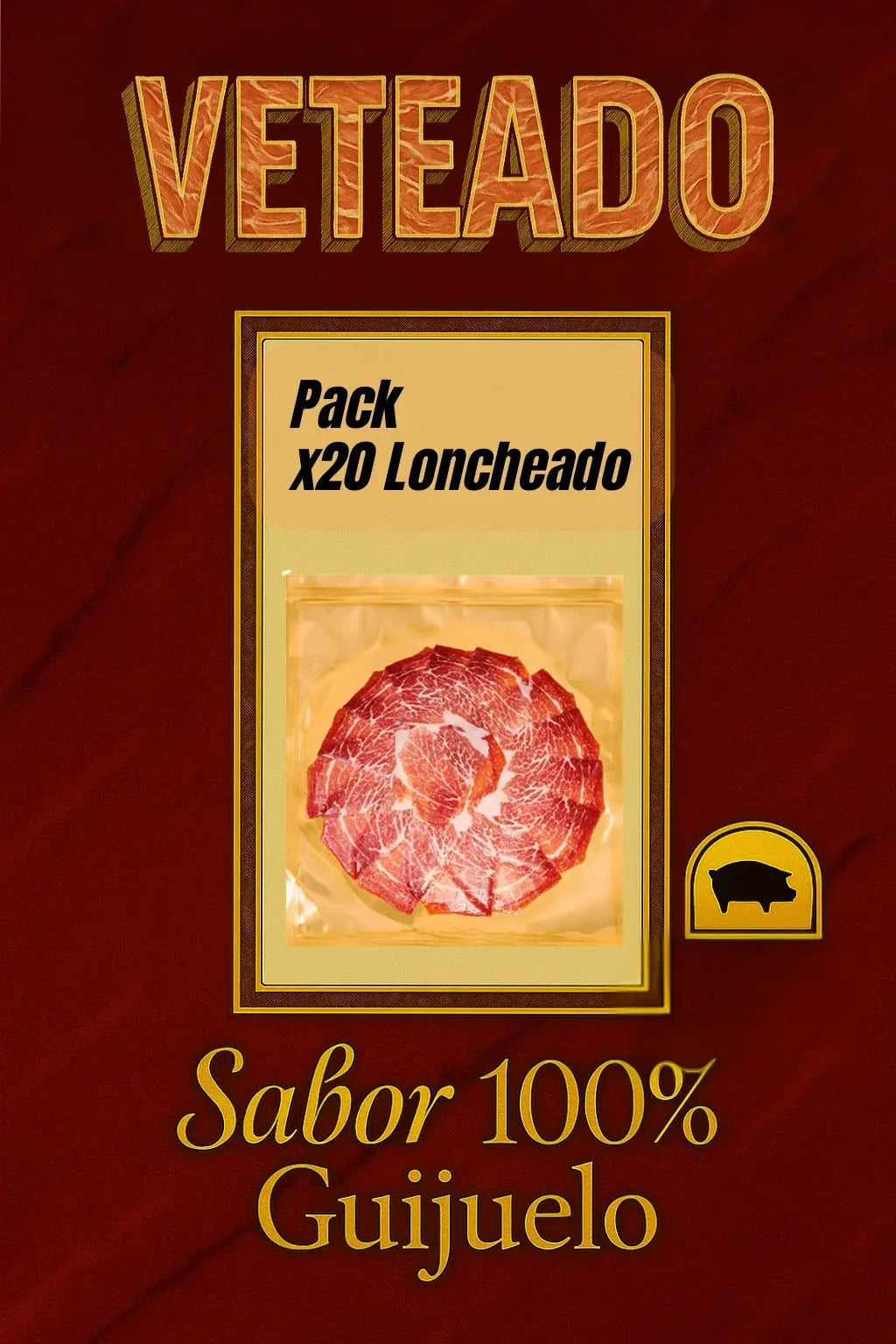 Pack 20 sobres loncheado Jamon serrano - Packs o lotes de Jamones Pinante