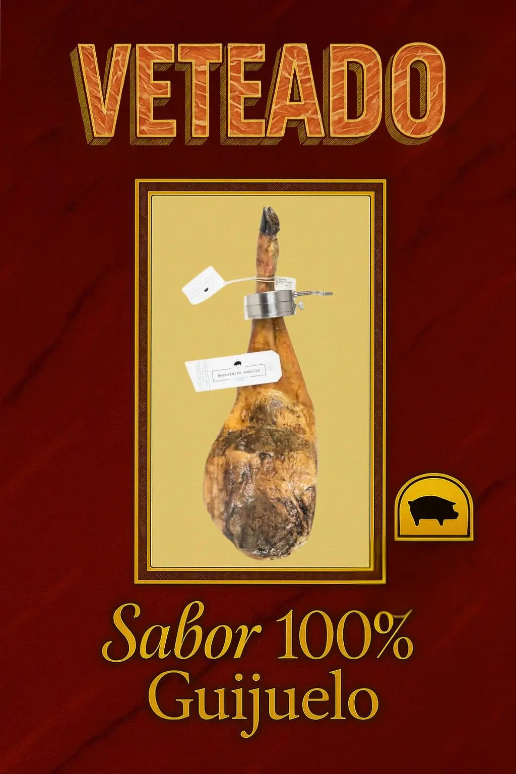 Paleta de Cebo 50% Ibérica de Bernardino Rodilla - Paletas de Bernadino Rodilla S.L.U