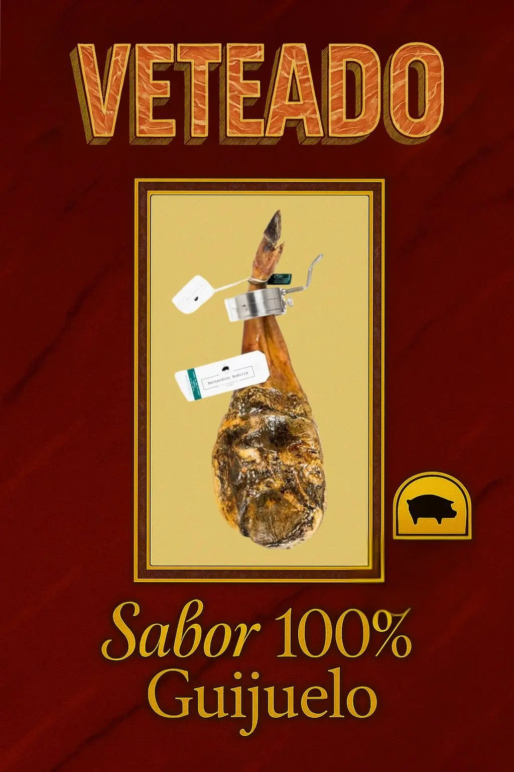 Paleta de Cebo de Campo 50% Ibérica – Guijuelo - Paletas de Bernadino Rodilla S.L.U