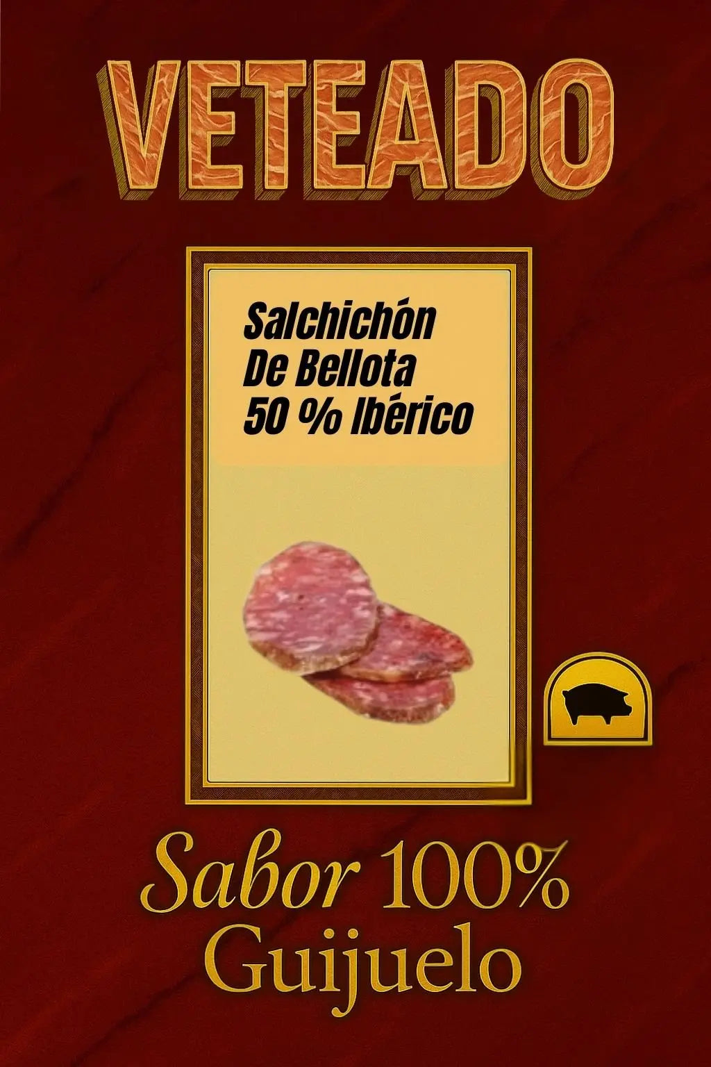 Salchichón de Bellota Ibérico - Embutidos de Bernadino Rodilla S.L.U