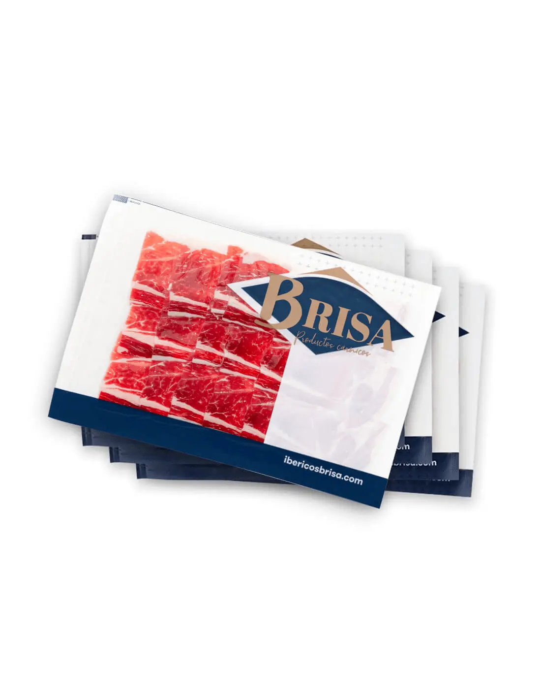 Pack 5 x Loncheado de Jamón de Cebo Ibérico “50% Raza Ibérica” en plato Ibéricos Brisa