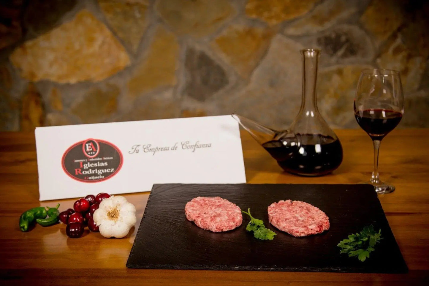 Hamburguesa 100% Ibérica con trufa Iglesias Rodriguez S.L