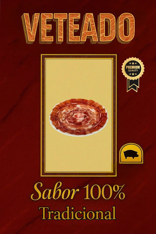 Jamón de Bellota Ibérico 50 % Raza Ibérica Loncheado a Cuchillo Bernadino Rodilla S.L.U