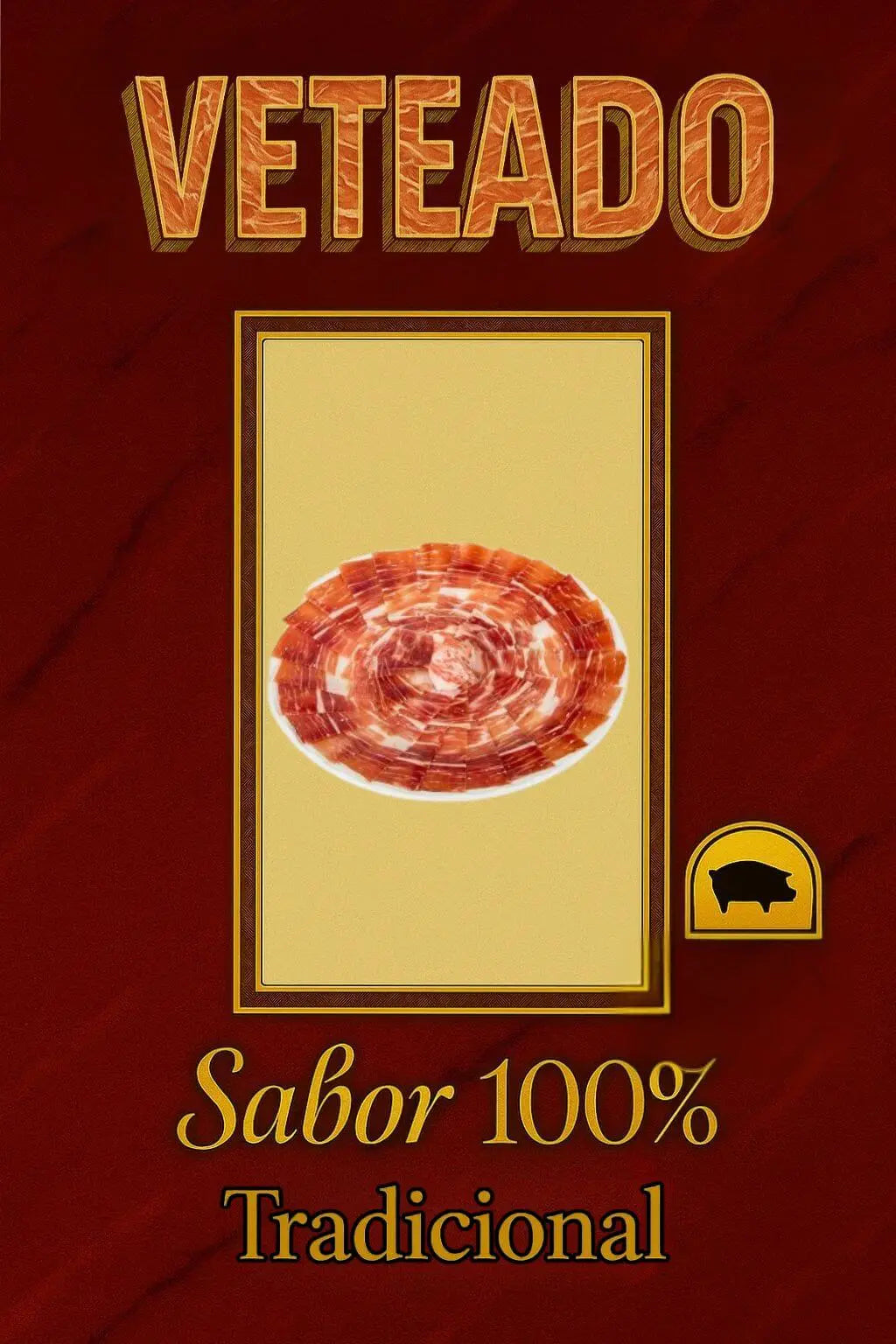 Loncheado Paleta de Cebo Ibérica 50 % Raza Ibérica Bernadino Rodilla S.L.U