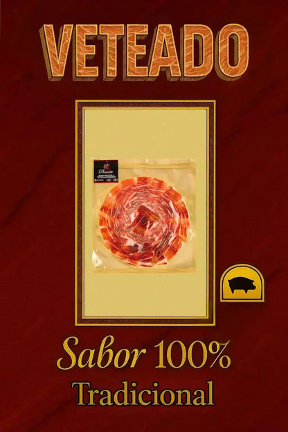 Pack X20 sobres Jamón de Bellota Ibérico 50 % Raza Ibérica Cortados a cuchillo Pinante Jamones Pinante
