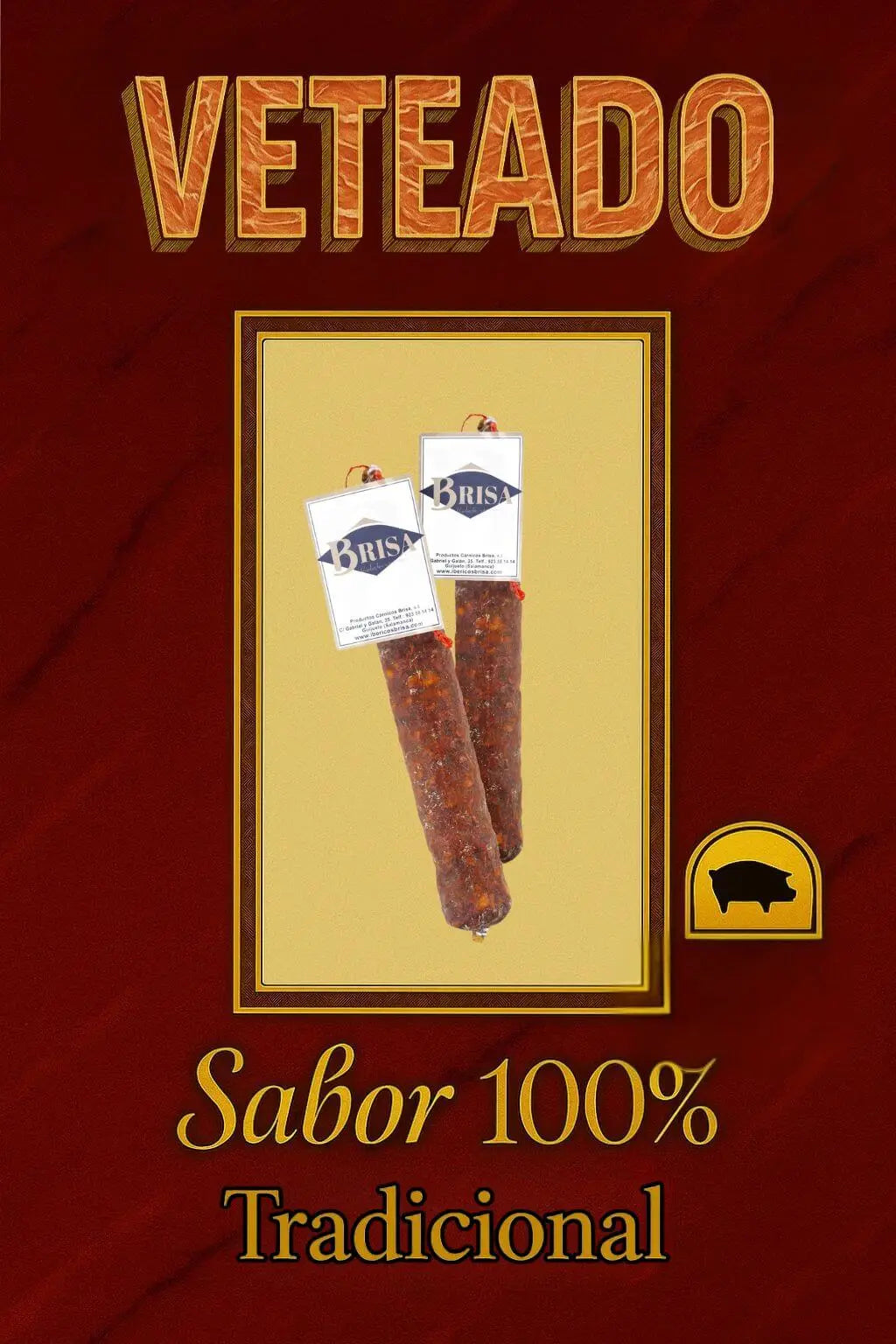 Pack x2 Velitas Chorizo Ibérico Bellota Ibéricos Brisa