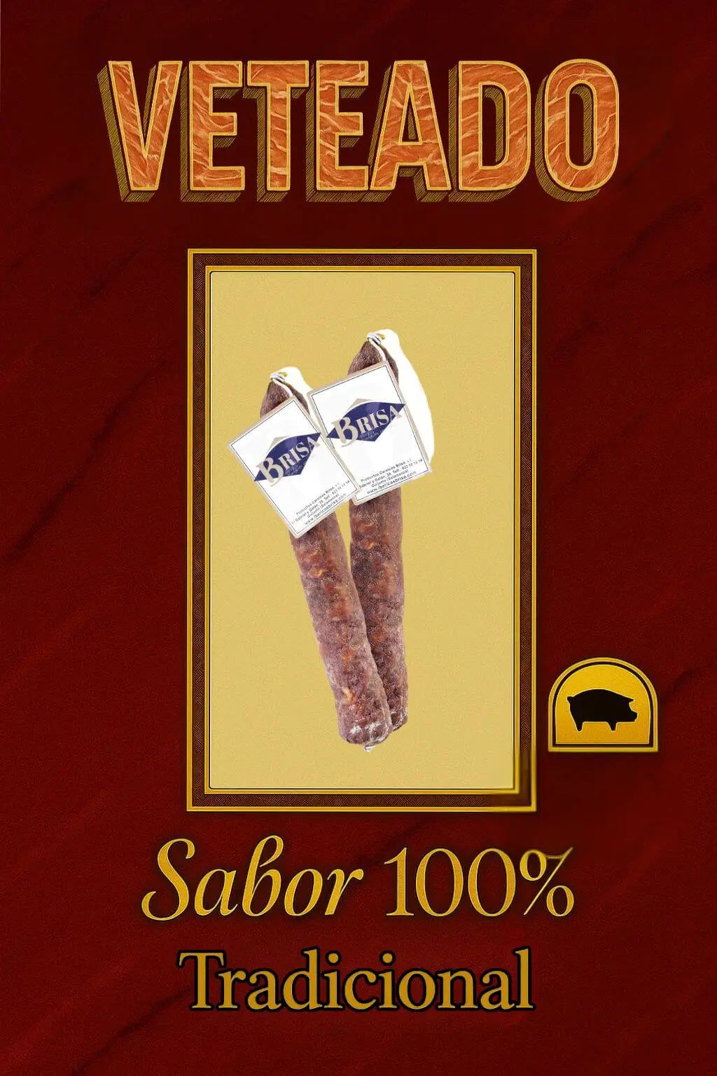Pack x2 Velitas de Salchichón Ibérico de Bellota Ibéricos Brisa