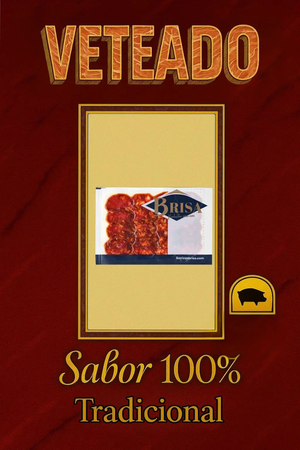 Pack X5 Loncheado de Chorizo Ibérico de Bellota Ibéricos Brisa