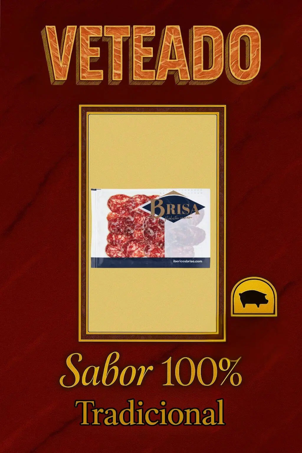 Pack X5 Loncheado de Salchichón Ibérico de Bellota Ibéricos Brisa