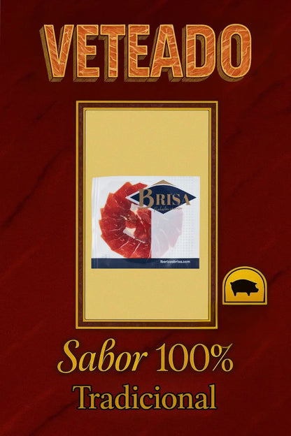 Pack x5 Loncheado de Paleta de Cebo de Campo Ibérica 50% Raza Ibérica Ibéricos Brisa