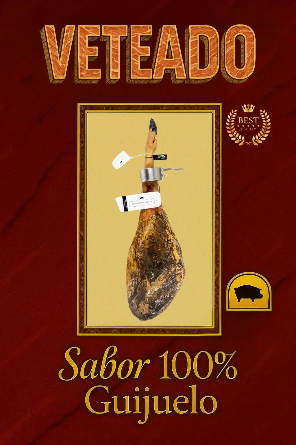Jamón de Bellota 100% Ibérico – Guijuelo - Jamones de Bernadino Rodilla S.L.U