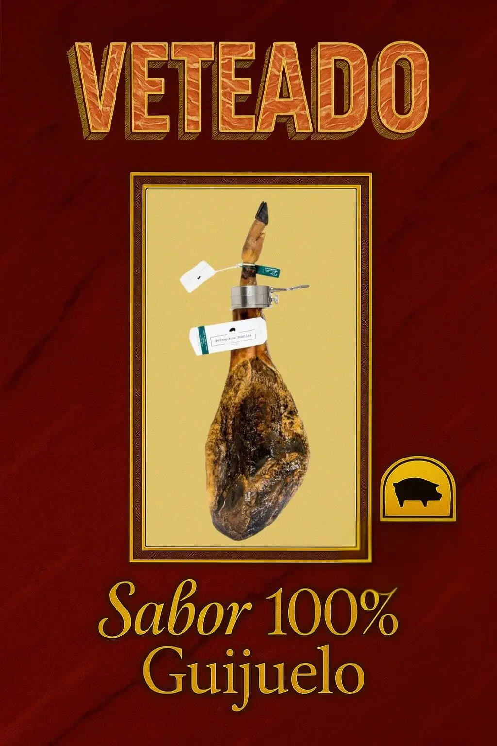 Jamón de Cebo de Campo Ibérico 50% – Guijuelo - Jamones de Bernadino Rodilla S.L.U